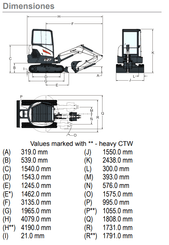 Mini excavator Bobcat E27 - 4