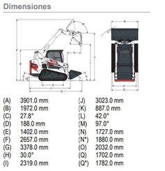 Mini track loader Bobcat T590E - 6