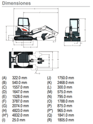 Mini excavator Bobcat E35 - 4