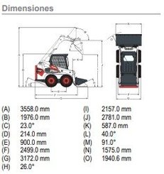 Mini track loader Bobcat S450E V - 7