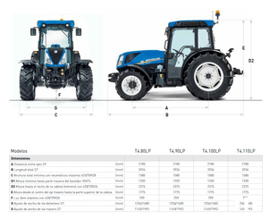 Farm tractor New Holland T4.110LP - 2