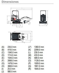 Mini excavator Bobcat E17 - 8