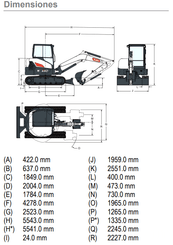 Crawler excavator Bobcat E60 - 7