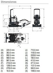 Mini excavator Bobcat E10 - 5