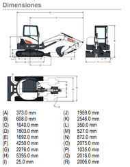 Mini excavator Bobcat E50 - 7