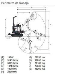 Mini excavator Bobcat E10 - 4