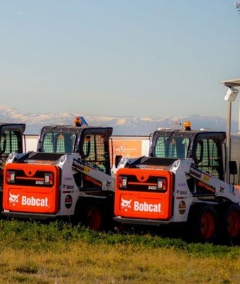 La minicargadora Bobcat S450 llega a Barajas. ITT Bobcat Of